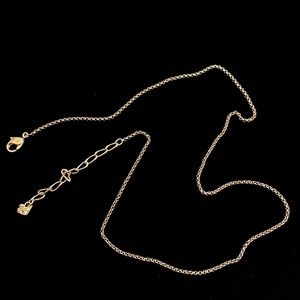 Swarovski Long Silver Chain Swan Marks